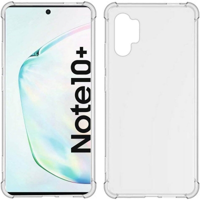 Picture of Samsung Galaxy Note10+ Transparent Clear Slim Soft TPU Cover With Bumper