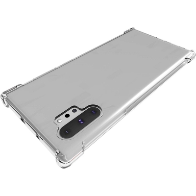Picture of Samsung Galaxy Note10+ Transparent Clear Slim Soft TPU Cover With Bumper