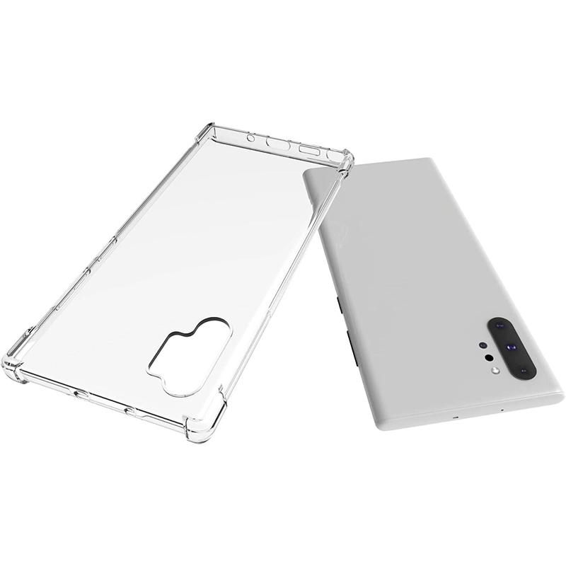 Picture of Samsung Galaxy Note10+ Transparent Clear Slim Soft TPU Cover With Bumper