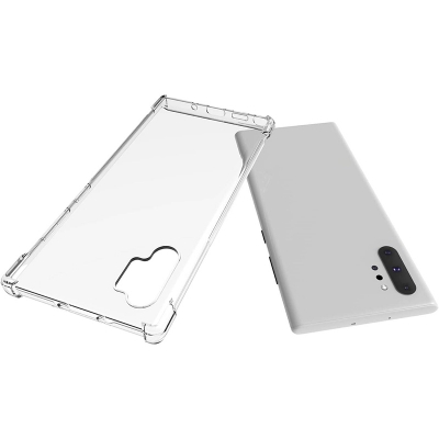 Picture of Samsung Galaxy Note10+ Transparent Clear Slim Soft TPU Cover With Bumper