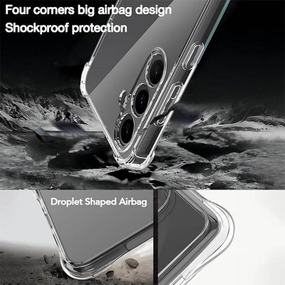 Picture of Samsung Galaxy A56 Transparent Clear Slim Soft TPU Cover With Bumper