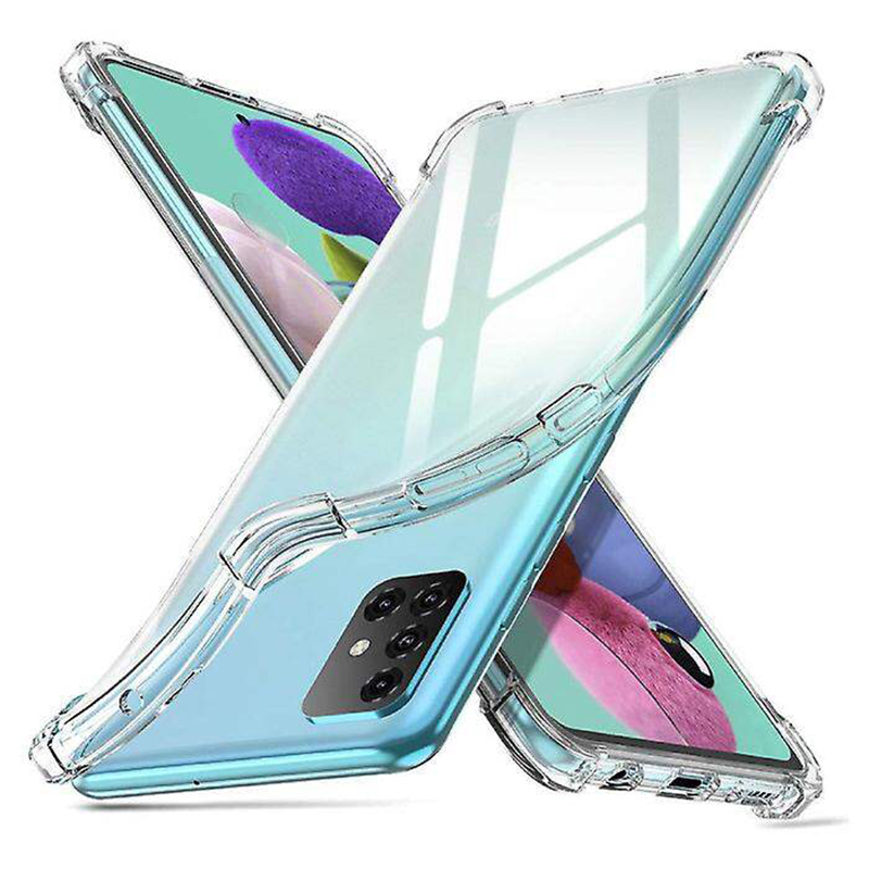 Picture of Samsung Galaxy A51 5G Transparent Clear Slim Soft TPU Cover With Bumper