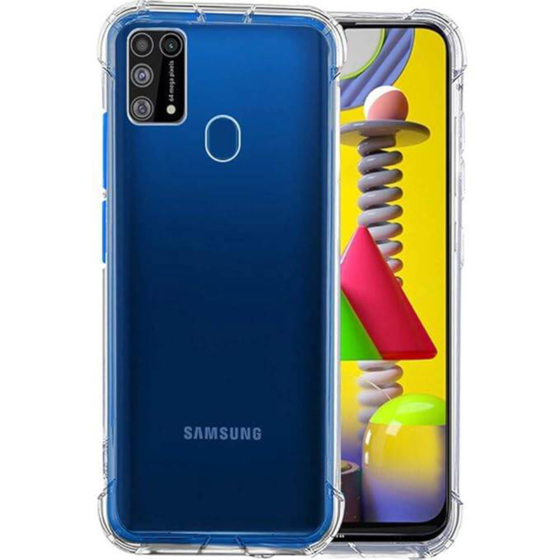 Picture of Samsung Galaxy A41 Transparent Clear Slim Soft TPU Cover With Bumper