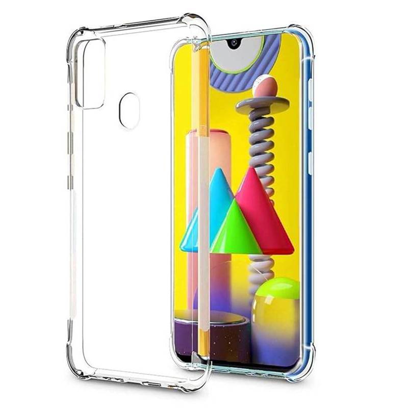 Picture of Samsung Galaxy A41 Transparent Clear Slim Soft TPU Cover With Bumper