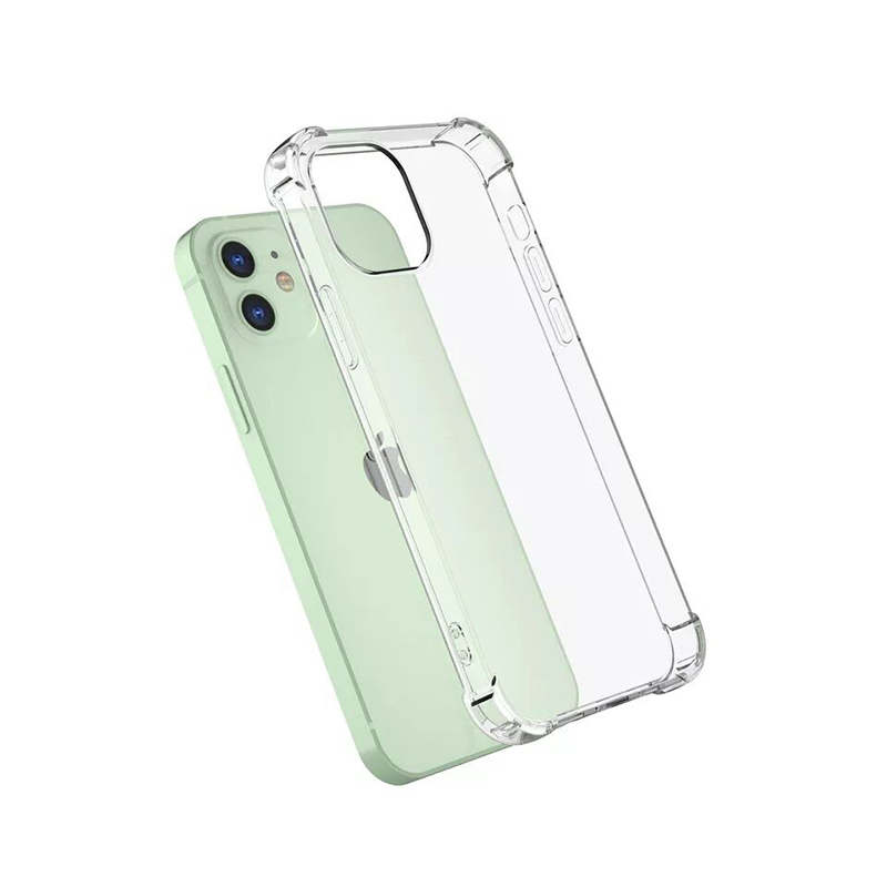 Picture of Apple iPhone 12 Mini Transparent Clear Slim Soft TPU Cover With Bumper