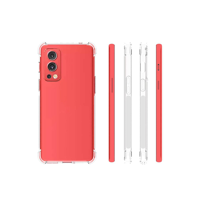 Picture of OnePlus Nord 2 5G Transparent Clear Slim Soft TPU Cover With Bumper