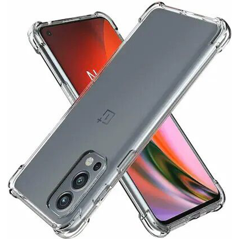 Picture of OnePlus Nord 2 5G Transparent Clear Slim Soft TPU Cover With Bumper