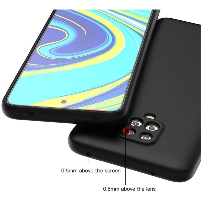 Picture of Xiaomi Redmi Note 9 Pro Premium Liquid Silicone Protection Back Cover Soft Case