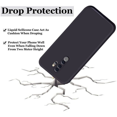 Picture of Xiaomi Redmi 9 Premium Liquid Silicone Protection Back Cover Soft Case