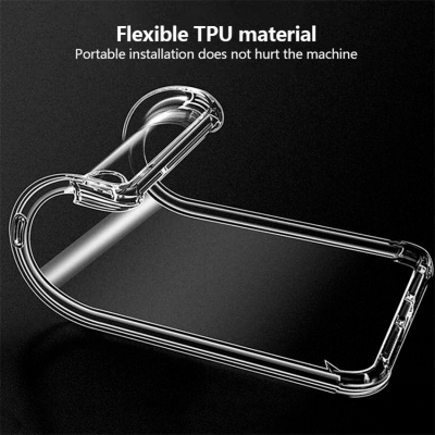 Picture of Infinix Hot 60i 4G Transparent Clear Slim Soft Cover Skin Gel TPU Case cover With Bumper