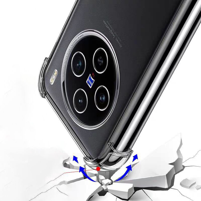 Picture of vivo X100 Pro Transparent Clear Slim Soft Cover Skin Gel TPU Case cover