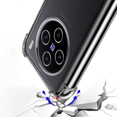Picture of vivo X100 Pro Transparent Clear Slim Soft Cover Skin Gel TPU Case cover