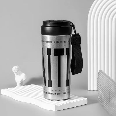Picture of New Coffee Cup 316 Stainless Steel Thermos Cup-Silver Color
