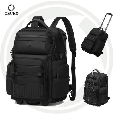 Picture of OZUKO 9820 Unisex Laptop Bag Trolley Backpack