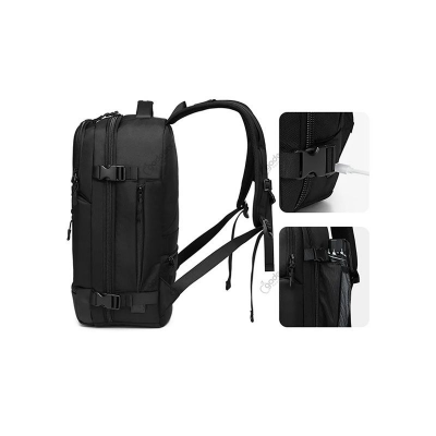 Picture of Ozuko 9405 Factory Business Travel Waterproof Backpack With USB Charging