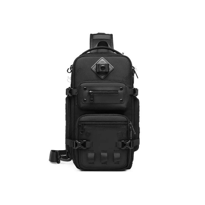 Picture of Ozuko 9585 Tactical Style EDC Sling Bag with Tripod Holder