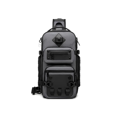 Picture of Ozuko 9585 Tactical Style EDC Sling Bag with Tripod Holder