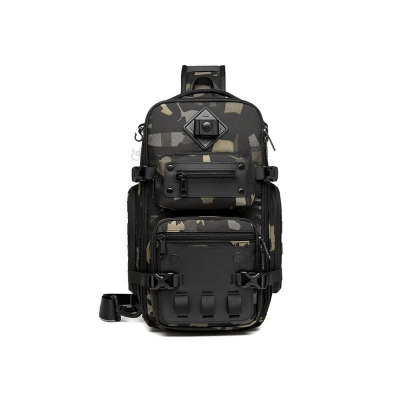 Picture of Ozuko 9585 Tactical Style EDC Sling Bag with Tripod Holder