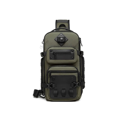 Picture of Ozuko 9585 Tactical Style EDC Sling Bag with Tripod Holder