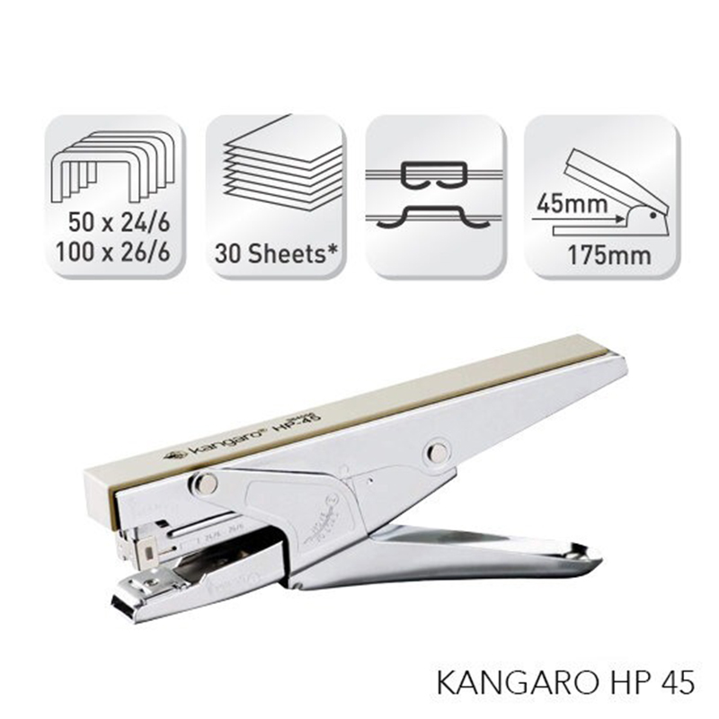 Picture of Kangaro HP-45 All Metal Stapler - 30 Sheets