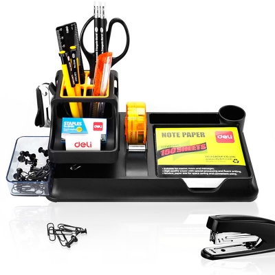 Picture of Deli E38252A Desk Organizer Set - 17 Piece Set