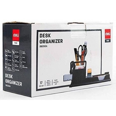 Picture of Deli E38252A Desk Organizer Set - 17 Piece Set