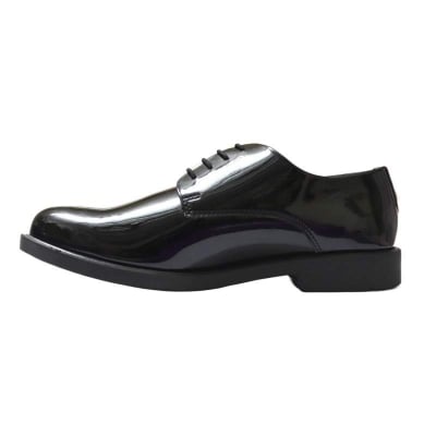 Picture of Men’s Shiny Leather Lace-Up Formal Shoes-Shinnig black
