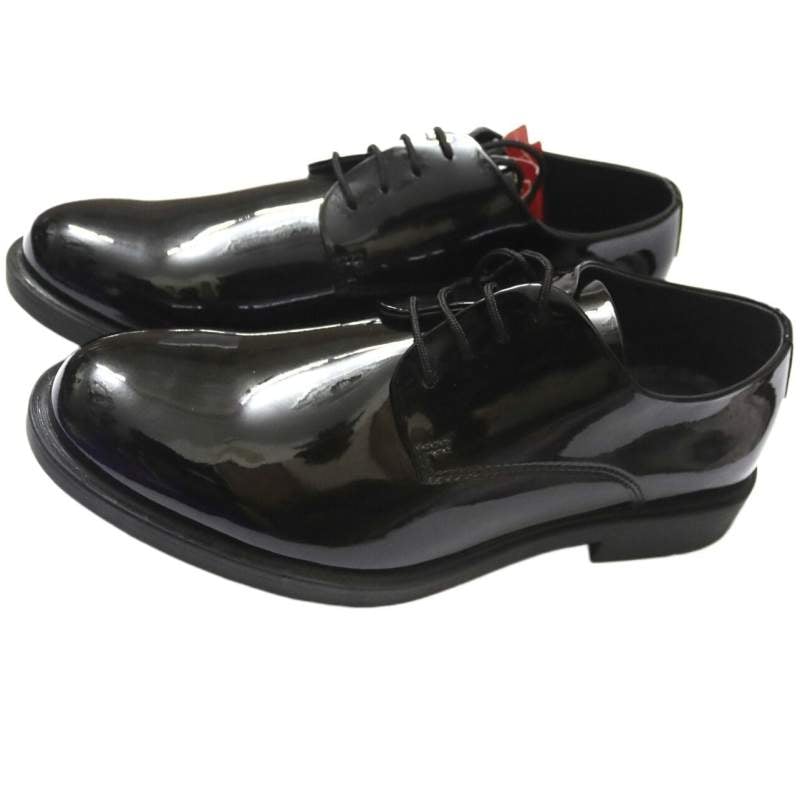 Picture of Men’s Shiny Leather Lace-Up Formal Shoes-Shinnig black