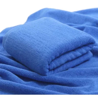 Picture of Large Soft and Absorbent Cotton Bath Towel-Blue