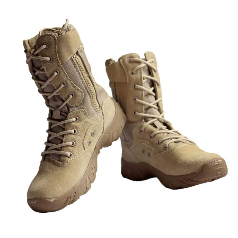 Picture of Men’s Brown Leather Desert Biker Boots-Desert