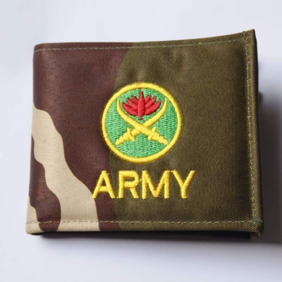 Picture of Men’s Printed Fabric Wallet-Green
