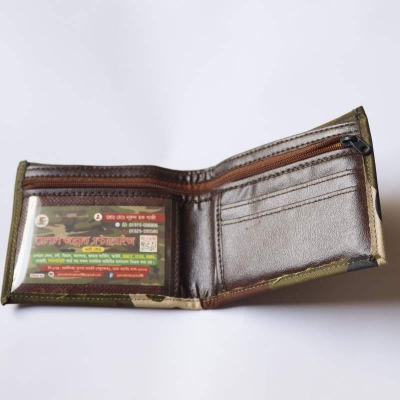 Picture of Men’s Printed Fabric Wallet-Green