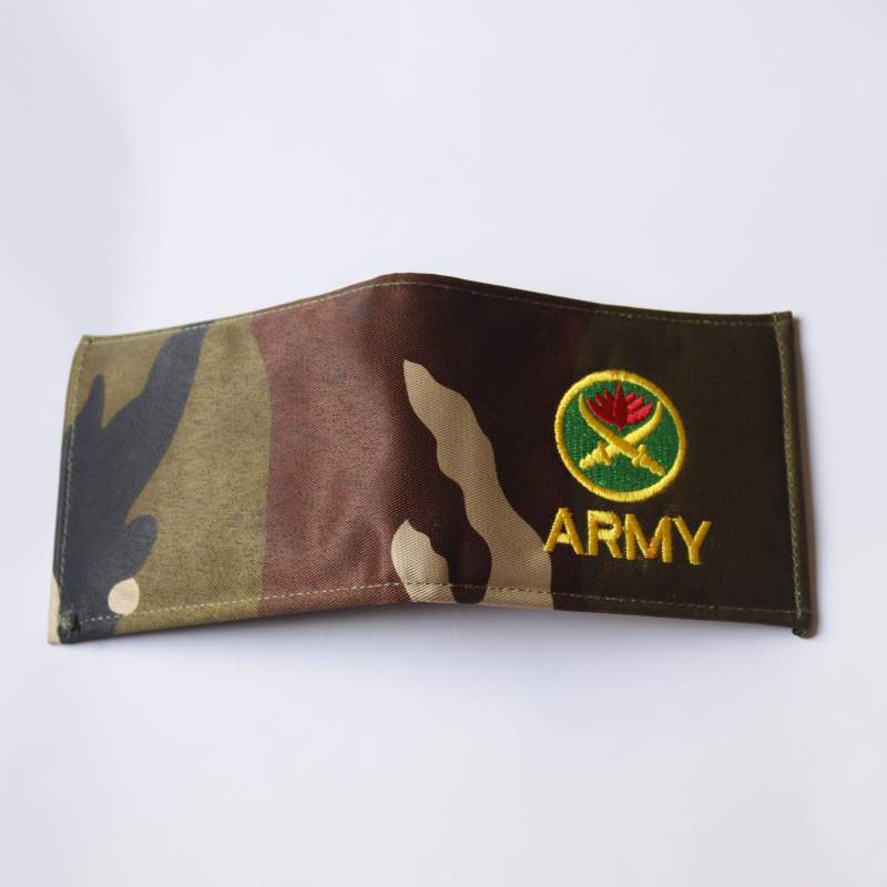 Picture of Men’s Printed Fabric Wallet-Green