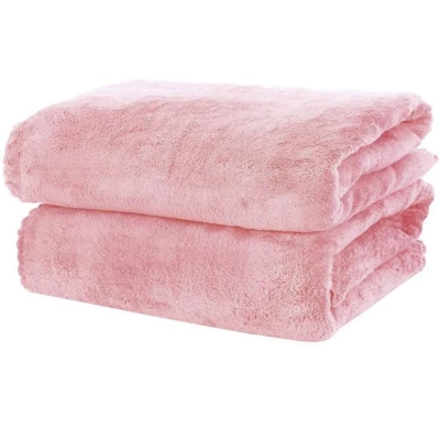 Picture of Thick Turkish Cotton Bath Towel – 28 × 56 in-Pink
