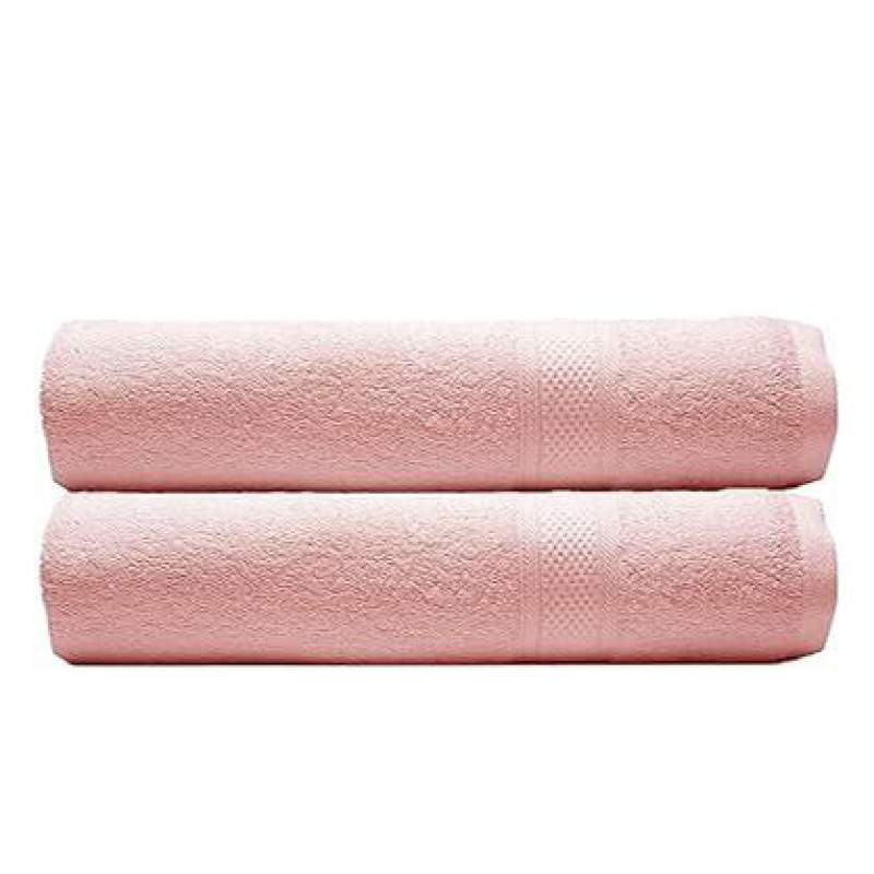 Picture of Thick Turkish Cotton Bath Towel – 28 × 56 in-Pink