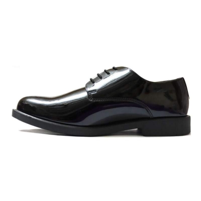 Picture of Men’s Black Shiny Leather Formal Shoes-Black