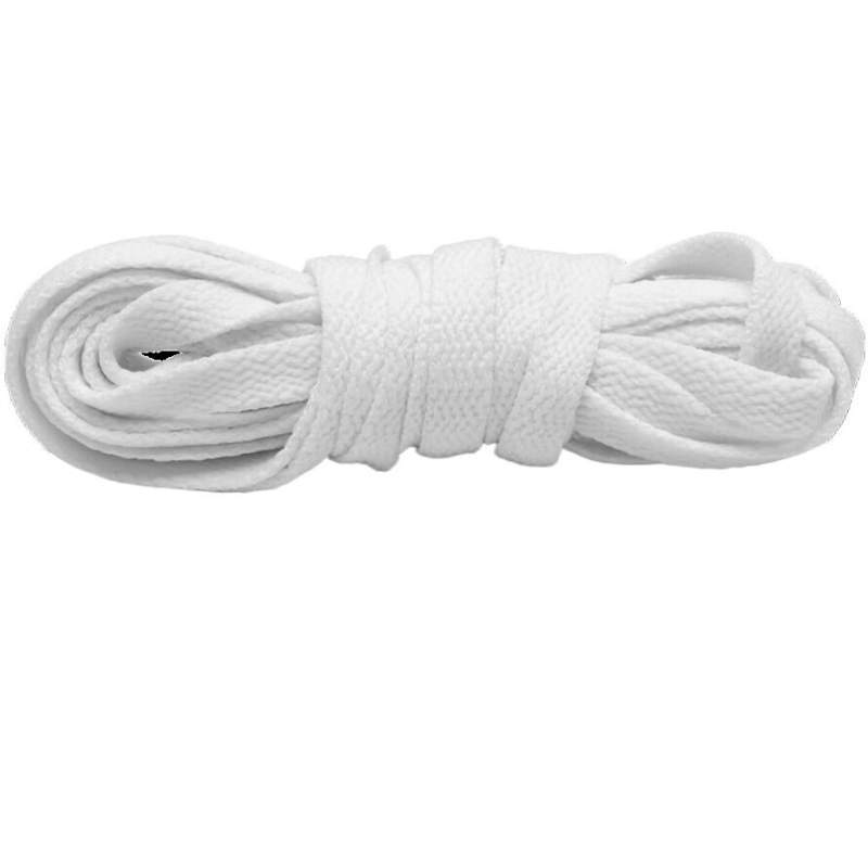 Picture of White Flat Sneaker Laces – 115 cm-Flat White 1 Pair