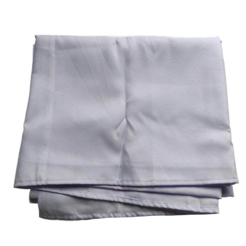 Picture of Rectangular Polyester Tablecloth – 90 × 132 in-White