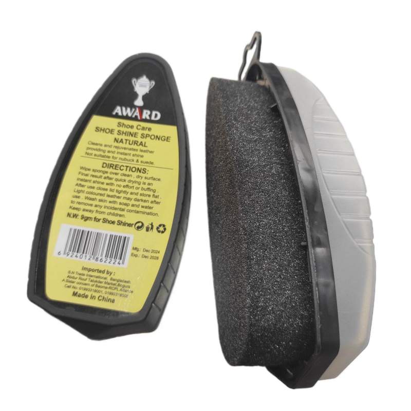 Picture of Award Instant Shoe Shine Sponge – Natural Finish, 9 g-Black