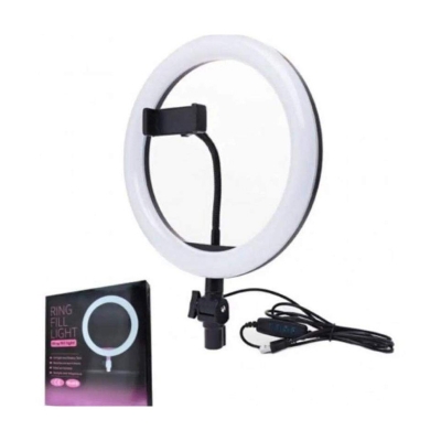 Picture of Only 10'' Ring Light Photo Studio Camera, Video Light Lamp-Black