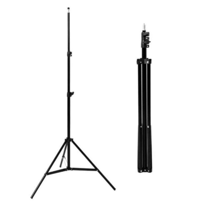 Picture of Ring Lightstand - Black (6 Feet) - Illuminate Your Videos and Photos with Precision - Durable & efiicient-Black