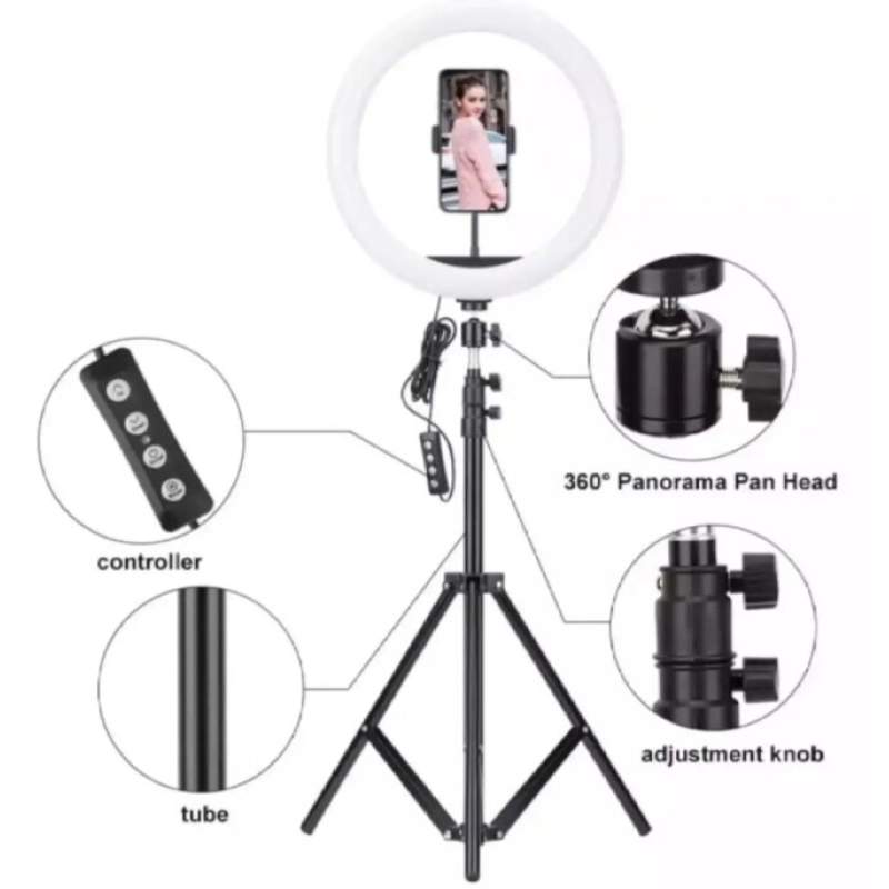 Picture of Tiktok Ring Lights 12 Inch For Best Photography -With Stand - Ring Light