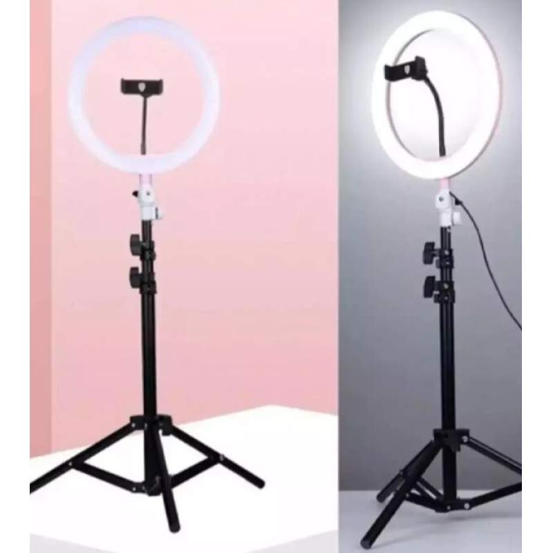 Picture of 12 "Ring Light with Stand & Phone Holder for Live Stream