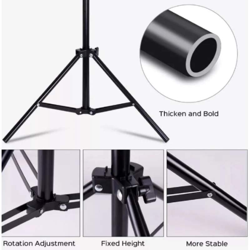 Picture of 14 Inch LED Dimmable Selfie Ring Light with Aluminum Alloy Tripod Stand for Live Stream/Tiktok/Facebook Live/ YouTube and Photography-14 inche