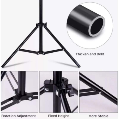 Picture of 14 Inch LED Dimmable Selfie Ring Light with Aluminum Alloy Tripod Stand for Live Stream/Tiktok/Facebook Live/ YouTube and Photography-14 inche