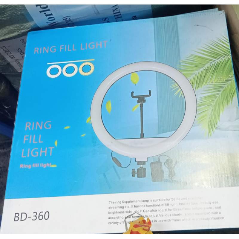 Picture of 14 inch LED Selfie Ring Light For YouTube Video Live Makeup Lamp Photo Studio Light