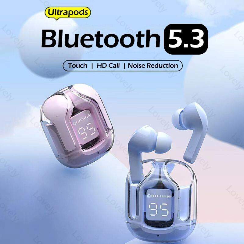 Picture of Ultrapods Pro True Wireless Earbuds with Display Transparent Design, Bluetooth 5.3 Water Proof by Dreamy DeaLs-Multicolor
