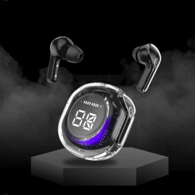 Picture of Ultrapods Pro True Wireless Earbuds with Display Transparent Design, Bluetooth 5.3 Water Proof-Multicolor