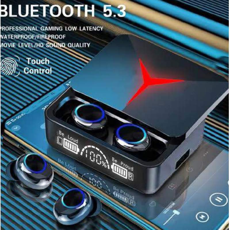 Picture of M90 Pro TWS Earphones HD Voice Noise Cancelling Earbuds-Black
