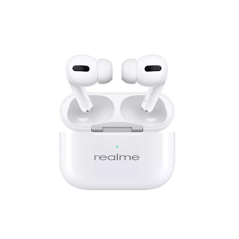 Picture of Real_me  Pro Tws Bluetooth Wireless Earbuds - Bluetooth Headphone-White